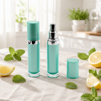 Bouteilles rondes en acrylique fantaisie avec pompe, capacité de 60 ml et 120 ml, pour l'emballage de lotions et de crèmes