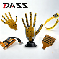Capteur tactile flexible DS-SF0130 avec surface en silicone souple et sortie I2C/UART