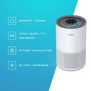 <span class=keywords><strong>Purificateur</strong></span> <span class=keywords><strong>d</strong></span>'<span class=keywords><strong>air</strong></span> pour la maison Allergies Pet Hair Bedroom 3-in-1 Filter with HEPA Sleep Mode Removal Dust Smoke - Product Image 4