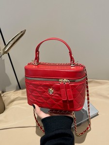 Bolso de Hombro/Bandolera Mini de PU con Cadena y Diseño de Rejilla, Estilo Bohemio Vintage, Elegante, para Mujer, Moda Diaria, Novedad Verano 2026 - Product Image 5