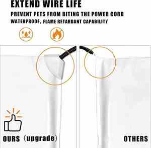 Almohadilla de calefacción para mascotas con temperatura ajustable, alfombrilla de cama de punto con patrón Floral y vegetal para perros y gatos para el hogar, Hospital y Picnic - Product Image 4