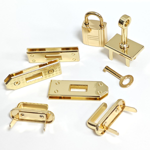 <strong>Bag</strong> Hardware Accessories Zinc Alloy Combination <strong>Lock</strong> <strong>Bag</strong> <strong>Lock</strong> Set Padlock Purse <strong>Bag</strong> Twist <strong>Lock</strong> - Product Image 3