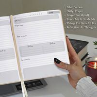 Carnet de Gratitude Personnalisé en Cuir, Couverture Rigide, Format A5, Reliure Cousue, 80 Feuilles – Fabricant