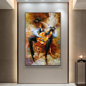 Póster <span class=keywords><strong>de</strong></span> Lienzo Hecho a Mano <span class=keywords><strong>de</strong></span> <span class=keywords><strong>Picasso</strong></span>, Cuadro <span class=keywords><strong>de</strong></span> <span class=keywords><strong>Pintura</strong></span> al Óleo Famoso, Cuadros Modernos y Elegantes, Arte Abstracto para Decoración del Hogar - Product Image 2