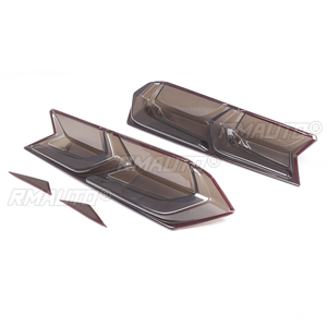 Car Tail Light Cover Shell for Chevrolet Corvette C8 Stingray Z51 Z06 2020-2023 Smoked Black Lampshade <b>Protector</b> Blackout <b>Len</b> - Product Image 5