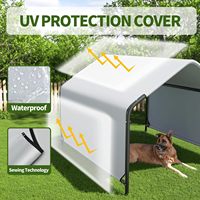 Fabriek 4 'X 4' X 3 'Pet Tent Handleiding Waterdichte Bescherming Tegen De Zon Buiten Schaduw Schuilplaats Kleine Dieren Honden Grond Nagels Luifels