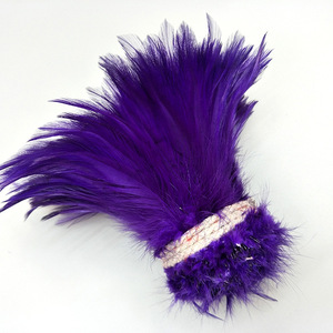 <span class=keywords><strong>Plumes</strong></span> de poulet <span class=keywords><strong>blanches</strong></span> teintées 5-6.6-8 pouces pour coiffes, chapeaux, fleurs, corsages, bricolage, artisanat, accessoires, bijoux, vêtements - Product Image 5