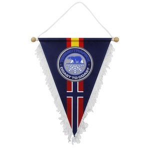 Prezzo di vendita personalizzato all'ingrosso bandiera ricamata a mano Parade Marching Band Hanging Banner Outdoor Hanging Wall Flag - Product Image 4