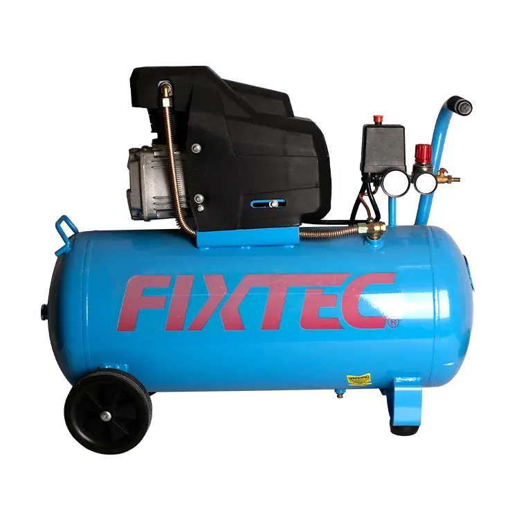 FIXTEC – compresseur d'air de voiture de 2,5 hp, 50l, avec pièces de compresseur industriel