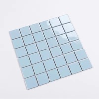 Fournisseur professionnel de mosaïque de carreaux de céramique rustiques en briques de feu carrées pour les murs et sols de piscine, pour les murs intérieurs