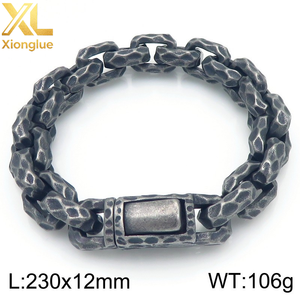 Fashion Personalized Bracelet Non Tarnish Stainless Steel Jewelry <b>Retro</b> Punk Man Domineering Titanium Steel Bracelet <b>Gifts</b> - Product Image 1
