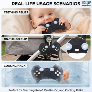 <span class=keywords><strong>Mordedor</strong></span> de Silicona Suave para Bebé, Esenciales de Viaje, Mejores Juguetes para Bebés de <span class=keywords><strong>3</strong></span> <span class=keywords><strong>Meses</strong></span>, <span class=keywords><strong>Mordedor</strong></span> Unisex para Bebé, Regalos para Bebés de <span class=keywords><strong>3</strong></span> <span class=keywords><strong>Meses</strong></span> - Product Image 3