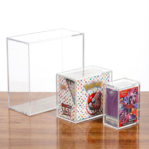 กล่องอะคริลิคใสกันรังสียูวี 99% สำหรับการ์ดอนิเมะและกล่องบูสเตอร์ - Product Image 1