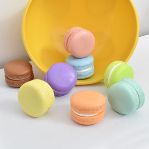 2026 High Simulation Durable Plastic Artificial Macarons Realistic Fake Food New Year Display Prop Colorful <b>Empty</b> Plastic Eye - Product Image 4