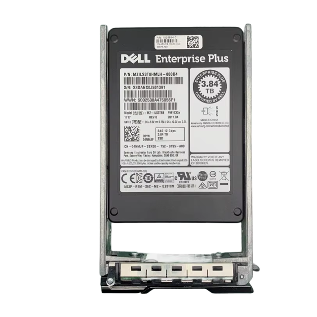 For Genuine 04NMJF 3.84TB SAS 2.5" SFF Enterprise Disk Drive for Server