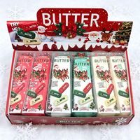 Bâton de beurre de Noël souple à rebond lent en TPR, jouet anti-stress réaliste en forme de nourriture, cadeau de Noël pour garçons et filles de 15 ans