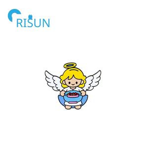 Kleine Pin Badge Vintage Custom 3d Email Engel Met Vleugel Beschermengel Reversspeld Cherub Broche Pin - Product Image 6