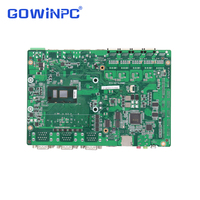 Carte mère Mini ITX Intel i5-7300U i7-8550U i3-8130U 4x I211 Gigabit LAN 3x Affichage synchrone/asynchrone pour publicité LCD hôtelière