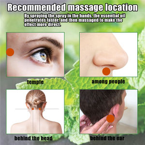 Huile rafraîchissante pour le traitement des maux de tête, des vertiges, des nausées, du mal des transports, du mal de mer, du froid, des acouphènes et des piqûres de moustiques - Product Image 4