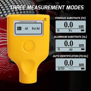 Digital Paint Thickness Meter Mil Coating Depth <b>Gauge</b> Tester Fe/NFe Measuring 0-3500 Um for Used Car Buyers - Product Image 6