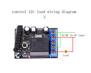 <span class=keywords><strong>RF</strong></span> receivers dài khoảng cách DC 12-48V điện áp rộng 433Mhz điều khiển từ xa <span class=keywords><strong>Transmitter</strong></span> và <span class=keywords><strong>Receiver</strong></span> Relay chuyển đổi điều khiển - Product Image 5