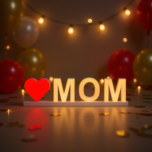 Magnetic <b>LED</b> Light <b>Letters</b> With Touch Dimmer For Party And Home Dcor Valentine Sign - Product Image 2