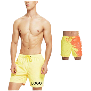 Men's Casual Knee-Length Woven Mid Waist <b>Board</b> Shorts Breathable Quick Dry Eco-Friendly Windproof Elastic Waist 100% Polyester - Product Image 1