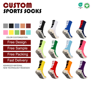 Erkek Spor Çorapları, Dijital Baskılı Özel <span class=keywords><strong>Logo</strong></span>, Kaymaz, Futbol İçin, Sonbahar Sezonu, %100 Pamuk - Product Image 2