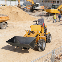 Cargadora de Ruedas Compacta Diésel de Nuevo Modelo Chino CE, Tipo 4x4, para Obras de Construcción, Granjas Ganaderas, Minas de Carbón y Obras Viales