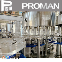 Machine automatique de remplissage et d'embouteillage de bouteilles d'eau minérale Pure