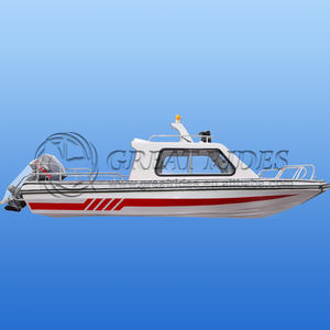 Prezzo di fabbrica diretto produttore 17.6FT/ 5.38 metri piccola barca da pesca in vetroresina con motore fuoribordo - Product Image 6