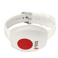 Système d'appel d'urgence sans fil longue portée CATEL, montre émettrice blanche et noire avec bouton SOS pour personnes âgées, maisons de retraite et cliniques