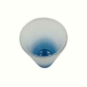 Vaso de Cerveza con Forma de Lata, Botella de Agua de 18 oz, Vaso Sublimable en Blanco, Vaso Esmerilado de 18 oz, Vaso Tipo Mason con Tapa de Bambú y Pajita - Product Image 4