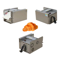 Machine professionnelle à croissants, cornettos, kipferls, cornets, machine à faire des croissants, cornettos, pour les usines alimentaires