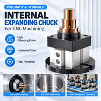 Mandrin pneumatique hydraulique à expansion interne pour usinage CNC, dispositif de serrage de trou intérieur, outil de maintien de pièce haute précision
