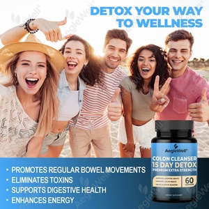 OEM Colon Sữa rửa mặt Viên nang 15 ngày làm sạch chế độ ăn uống Colon làm sạch viên nang cho tiêu hóa ruột sức khỏe OEM nóng bán - Product Image 3