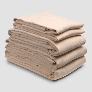 Tùy chỉnh kích thước và màu sắc 100% Linen tấm ga trải giường Đặt Đá rửa sạch pháp Linen bộ đồ giường Bộ - Product Image 1