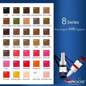 Pigmento orgánico lechoso para cejas, Microblading, tinta de tatuaje nano, pigmento de maquillaje permanente sin logotipo - Product Image 4