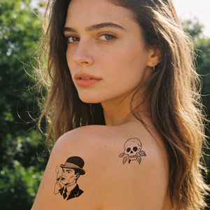 Tatouages temporaires colorés frais et non toxiques pour hommes et femmes - Product Image 3