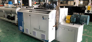 Extrudeuse conique en <span class=keywords><strong>PVC</strong></span> 80/156 avec deux tuyaux pour la fabrication de lignes de <span class=keywords><strong>gros</strong></span> diamètres - Product Image 4