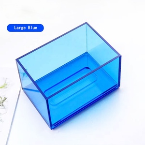 Tùy chỉnh bán buôn trang trí giấy lưu trữ hộp | rõ ràng Acrylic mô hộp với con dấu nắp + 3-in-1 đồ dùng Caddy tổ chức - Product Image 1