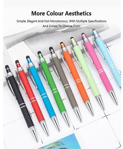 Stylo tactile multifonction élégant et promotionnel, 2 en 1, avec logo personnalisé, stylo à bille en métal - Product Image 5