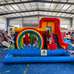 Toboggan gonflable commercial pour locations événementielles, combo rebondisseur robuste pour événements intérieurs/extérieurs pour enfants - Product Image 4