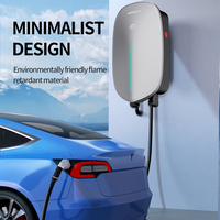 RUIVANDA Home Commercial 22 kW Caja de pared trifásica Ev Cargador Post Vehículo eléctrico Pila de carga 0-16A/0-32A precio