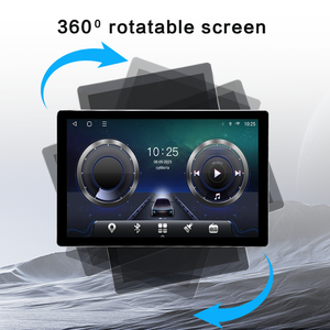 LELV 13.1インチAndroid 14オートカーラジオGPSステレオ1Din/2Dinユニバーサル360度回転マルチメディアプレーヤーDSP Carplay 4G - Product Image 4