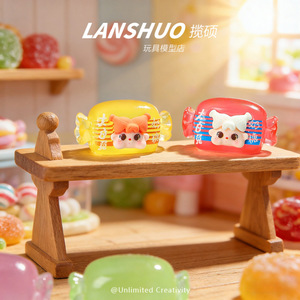 Lanshuo Breloques Bonbons en Résine Phosphorescentes Animaux de Dessin Animé Bijoux pour Enfants Pendentif Cadeau - Product Image 4
