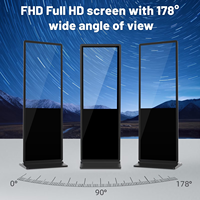 Reproductor de Publicidad LCD Vertical de Alta Definición 4K IP54 para Interiores, con Animación Gráfica Digital, de Alta Gama