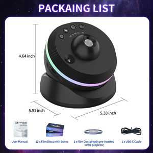 Hot <b>Sales</b> 13 1 Meteor <b>Projector</b> Touch ABS/PC Star Planetarium <b>Projector</b> <b>for</b> Bedroom Moon-Shaped Light Display <b>for</b> Room Use - Product Image 2