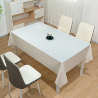 Nappe blanche en rouleau RNPT, imprimée, avec support en coton, antidérapante, résistante aux taches, lavable, pour cuisine, banquets familiaux, hôtels