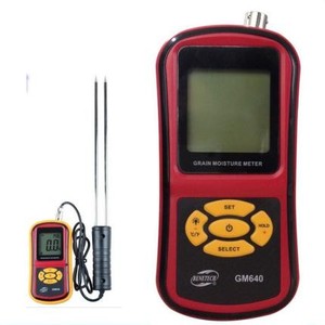 Humidimètre numérique BENETECH GM640 pour céréales, testeur électrique avec rétroéclairage 3%-5%, <span class=keywords><strong>appareil</strong></span> <span class=keywords><strong>de</strong></span> <span class=keywords><strong>mesure</strong></span> <span class=keywords><strong>de</strong></span> <span class=keywords><strong>l</strong></span>'<span class=keywords><strong>humidité</strong></span> des plantes - Product Image 1